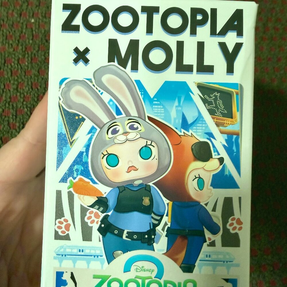 POP MART MOLLY x Zootopia Nick in Uniform Figure Confirmed NWT Sealed Box
